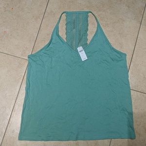 Banana Republic Green Racerback Top